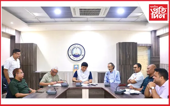 ডিব্ৰুগড় বিশ্ববিদ্যালয় আৰু নন্দ তালুকদাৰ ফাউণ্ডেচনৰ বুজাবুজি চুক্তি স্বাক্ষৰ