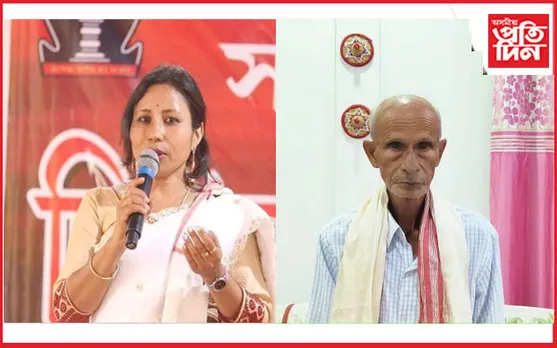 অতুল মহন্ত-দেৱযানী শইকীয়া গগৈ লৈ "কৰ্ম মহীয়ান" বঁটা