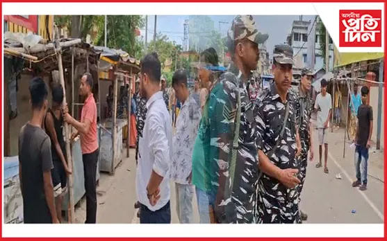 ধুবুৰী মেডিকেল কলেজ আৰু হাস্পতালৰ সন্মুখত পৰিল প্ৰশাসনৰ হাতুৰী...