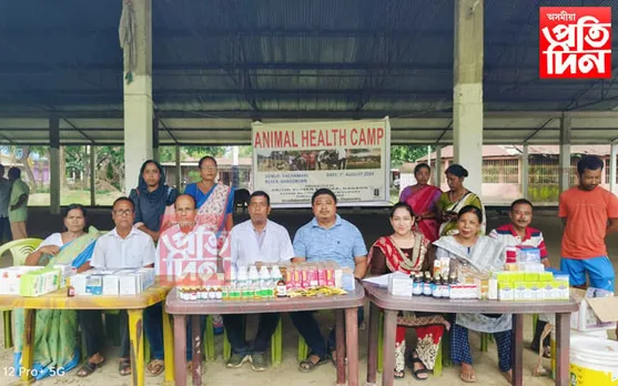 নগাঁও কৃষি বিজ্ঞান কেন্দ্ৰ উদ্যোগত বিনামূলীয়া পশু স্বাস্থ্য শিবিৰ...