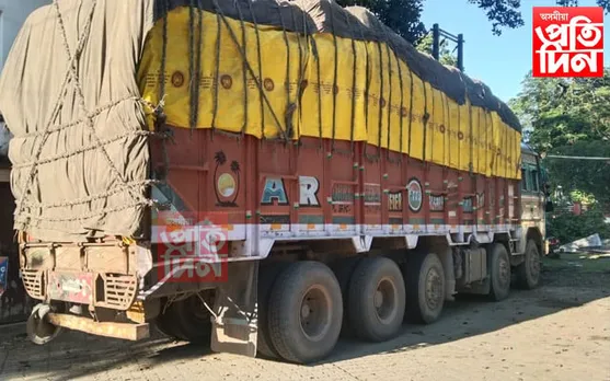বোকাখাতত জব্দ বাৰ্মিজ চুপাৰী ভৰ্তি বাহন
