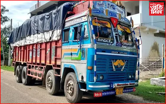 বৰপথাৰত বাৰ্মিজ চুপাৰি ভৰ্তি ১২ চকীয়া ট্ৰাক জব্দঃ চালকক আটক