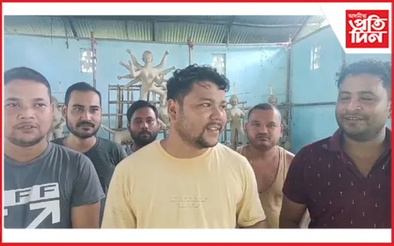 হাজোৰ দিহিনাত দেৱী দুৰ্গাৰ মূৰ্তি দান কৰিলে মুছলমান যুৱকে...