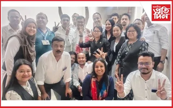 শিৱসাগৰ উকীল সন্থাৰ নিৰ্বাচন সম্পন্নঃ পুনৰ সাধাৰণ সম্পাদক পদত বিদ্যুত গগৈ নিৰ্বাচিত
