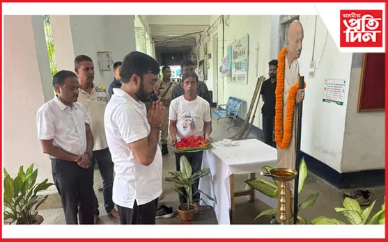 নগাঁৱত গান্ধী জয়ন্তী উদযাপন
