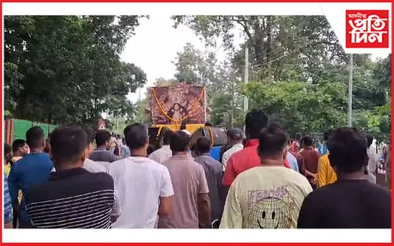 ধুবুৰীত মহালয়া উপলক্ষে প্ৰভাত ফেৰী...