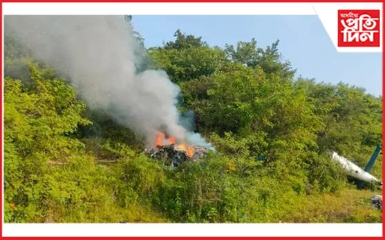 পুনেত ভয়াৱহ হেলিকপ্টাৰ দুৰ্ঘটনাঃ দুই পাইলট, অভিযন্তাৰ মৃত্যু...