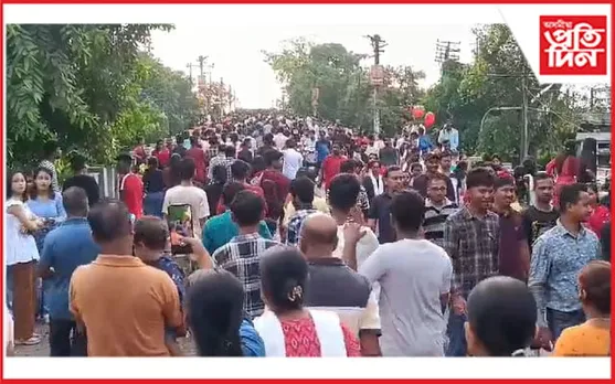 মহালয়া উপলক্ষে শিলচৰত লোকে লোকাৰণ্য পৰিবেশ...