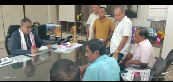 এম এ চিৰ নতুন সীমাত অমিচিং গাঁও অন্তৰ্ভূক্তিৰ প্ৰতিবাদ