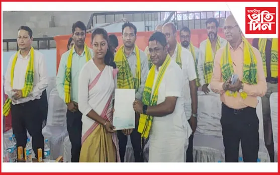 শিলচৰত নিযুত মইনাৰ উদ্বোধন বিধায়ক দিপায়ন চক্ৰৱৰ্তীৰ