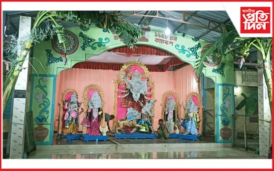ৰঙিয়া ৬৭ সংখ্যক কছাৰীমহল বাৰোৱাৰী দুৰ্গা পূজাৰ ব্যাপক প্ৰস্তুতি... 