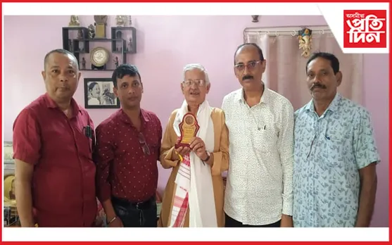 নগাঁৱত ৩ গৰাকী বৰ্ষীয়ান সাংবাদিক-সাহিত্যিকক সম্বৰ্ধনা জ্ঞাপন প্ৰেছ ক্লাবৰ