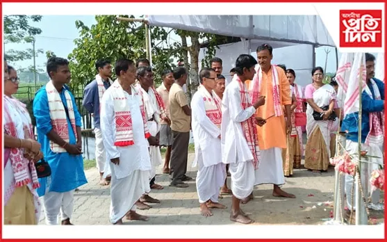বটদ্ৰৱাৰ শিঙিয়া দলনি সাৰ্বজনীন শ্ৰী শ্ৰী গোপাল কৃষ্ণ গৰখীয়া থানত কাতি বিহু পালন