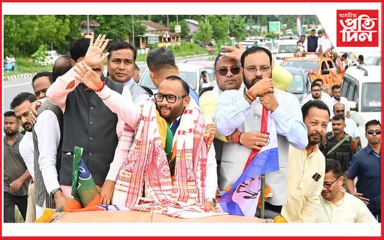 চামগুৰিত বিজেপিৰ দিপ্লুৰঞ্জন শৰ্মাৰ মনোনয়ন দাখিল