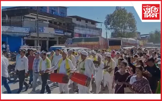 বিশাল সাংস্কৃতিক শোভাযাত্ৰাৰে চিলাপথাৰত ভাষা গৌৰৱ সপ্তাহ পালন