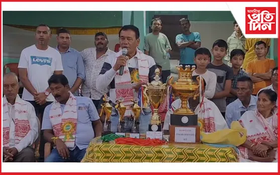 প্ৰয়াত শিশুৰাম হাজৰিকা সোঁৱৰণী ফুটবল প্ৰতিযোগিতা সম্পন্নঃ বিজয়ী ৰূপাইবৰী হান্তাৰ ক্লাব