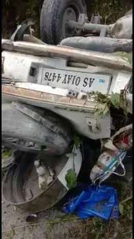 অসম-অৰুনাচল সীমান্তত ভয়ংকৰ পথ দুৰ্ঘটনা, নিহত ৩