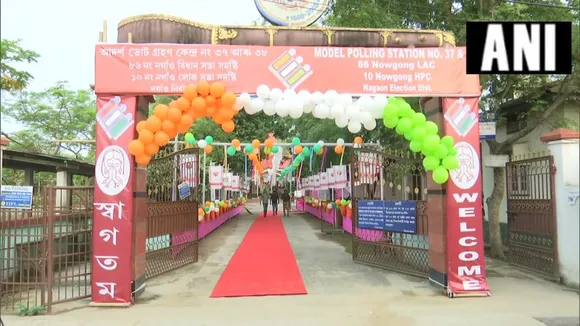 অসমতো ভোটগ্ৰহণৰ বাবে সাজু আদৰ্শ ভোটগ্ৰহণ কেন্দ্ৰ…