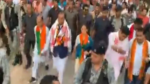 মৰিগাঁৱত হিমন্ত বিশ্ব শৰ্মাৰ ৰোড শ্ব’