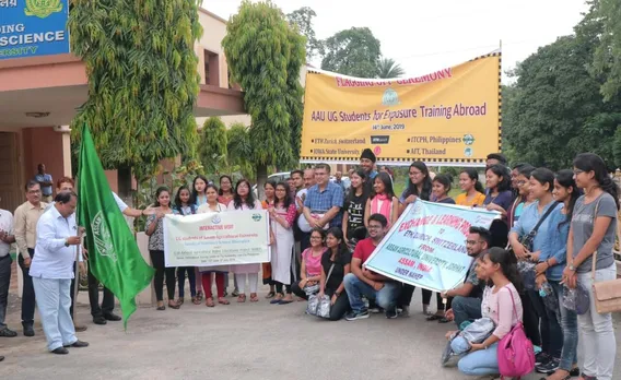 বিদেশত দক্ষতা বিকাশৰ প্ৰশিক্ষণ লৈ উভতিল অসম কৃষি বিশ্ববিদ্যালয়ৰ শিক্ষাৰ্থী