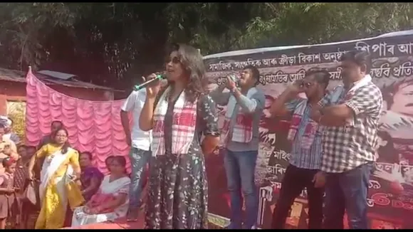 জন্মস্থান নামতিত অভিনেত্ৰী অমৃতা গগৈ, প্ৰতিঘাতৰ সংলাপ আওৰাই ব্যাপক প্ৰচাৰ অভিযান, VIDEO