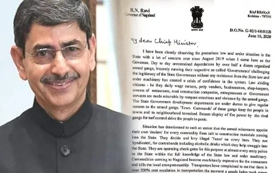 নাগালেণ্ডৰ আইন- শৃংখলা অৱনতিত অসন্তুষ্ট ৰাজ্যপাল আৰ এন ৰবি :