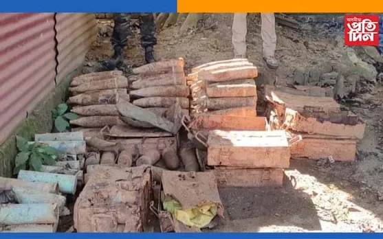 মণিপুৰৰ ম’ৰেত দ্বিতীয় বিশ্বযুদ্ধৰ  অবিস্ফোৰিত ১২২টা বোমা উদ্ধাৰ…