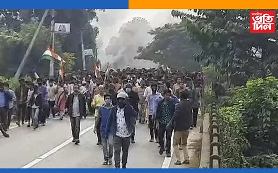 ত্ৰিপুৰাত আন্দোলনকাৰীৰ ওপৰত আৰক্ষীৰ গুলিবৰ্ষণ, ১জন নিহত…