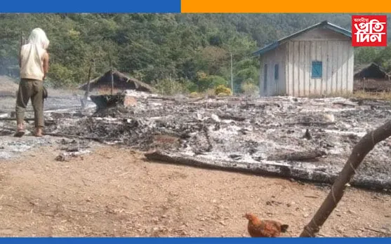 নাগালেণ্ডৰ নকলাকত দুই গাঁওবাসীৰ মাজত সংঘৰ্ষত নিহত এজন , ২০ টা ঘৰ ভস্মীভূত…