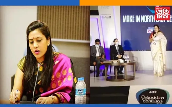 নৰ্থ ইষ্ট ফেষ্টিভেলৰ “মেক ইন নৰ্থ ইষ্ট” আলোচনা চক্ৰত সাদিন-প্ৰতিদিন গোষ্ঠীৰ পৰিচালন সঞ্চালক স্মিতাক্ষী বৰুৱা গোস্বামীৰ অংশগ্ৰহণ…