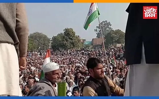 উত্তৰ প্ৰদেশত কৃষক আন্দোলনকাৰীক আৰক্ষীৰ লাঠী চালনা…