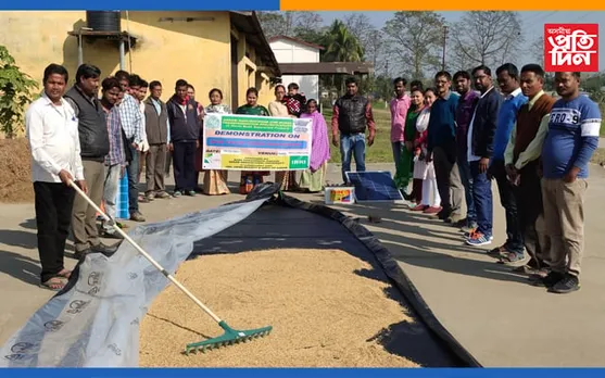 কৃষি গৱেষণা কেন্দ্ৰ চিলঙনীত ধান খেতিৰ বিষয়ক যান্ত্ৰিকীকৰণৰ প্ৰদৰ্শনমূলক প্ৰশিক্ষণ…