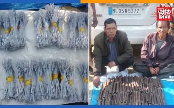 মেঘালয়ৰ পৰা অনা বুজন পৰিমাণৰ বিস্ফোৰক জব্দ, আটক ২জন…