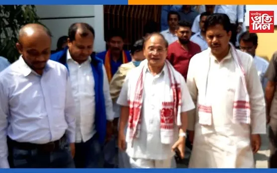 বিহপুৰীয়াত ভূপেন বৰাৰ হৈ প্ৰচাৰ চলাবলৈ উপস্হিত অৰুণাচলৰ প্ৰাক্তন মুখ্যমন্ত্ৰী নাবাম টুকি