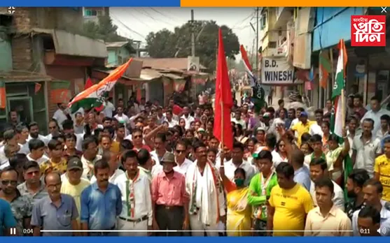 লামডিঙত পথযাত্ৰাৰে নিৰ্বাচনী প্ৰচাৰ কংগ্ৰেছ প্ৰাৰ্থী স্বপন ক’ৰৰ