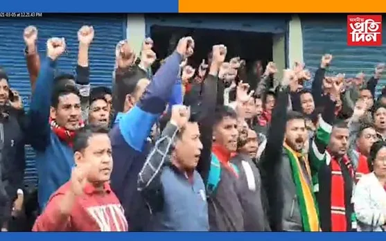 প্ৰাৰ্থীত্ব কেন্দ্ৰীক সংঘাট : নাৰায়ণপুৰত বিজেপি কৰ্মীৰ প্ৰতিবাদ…