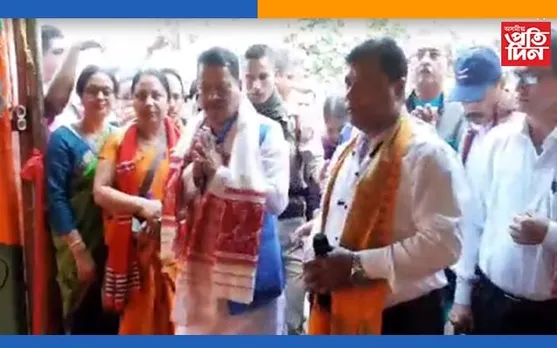 বিহপুৰীয়াত পঞ্চায়তে পঞ্চায়তে প্ৰচাৰত নামিছে অমিয় কুমাৰ ভূঞা…