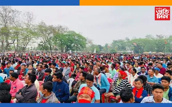 ৰাহুল অবিহনেই হাফলং, বোকাজানত কংগ্ৰেছৰ বিশাল সমাবেশ…