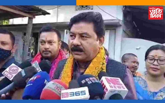 বুধবাৰে মনোনয়ন পত্ৰ দাখিল কৰিব ৰাজ্যিক বিজেপিৰ সভাপতি ৰঞ্জিত দাসে…