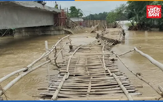মেঘালয়ৰ গাৰো পাহাৰৰ পানীৰ ধলে বুৰালে মানকাচৰৰ অৰ্ধ শতাধিক গাঁও…