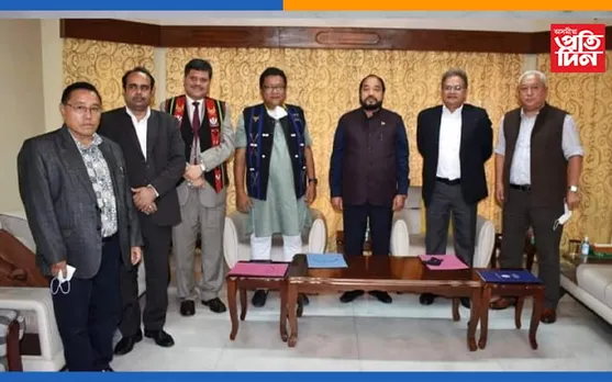 অসম-নাগালেণ্ড সীমা সমস্যাক লৈ ডিমাপুৰত দুয়ো ৰাজ্যৰ মাজত চুক্তিঃ ২৪ ঘণ্টাৰ ভিতৰত দিছৈভেলীৰ পৰা দুয়ো ৰাজ্যই প্ৰত্যাহাৰ কৰিব আৰক্ষী
