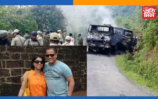 মণিপুৰৰ ম্যানমাৰ সীমান্তত উগ্ৰপন্থীৰ আক্ৰমণঃ কামাণ্ডিং বিষয়া, পত্নী, পুত্ৰসহ বহু কেইজন সেনা জোৱান নিহত…