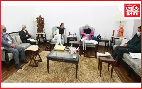 সীমা সমস্যাঃ মুখ্যমন্ত্ৰী হিমন্ত বিশ্ব শৰ্মা-মেঘালয়ৰ মুখ্যমন্ত্ৰী কনৰাড চাংমাই সাক্ষাৎ কৰিছে কেন্দ্ৰীয় গৃহ মন্ত্ৰী অমিত শ্বাহক…