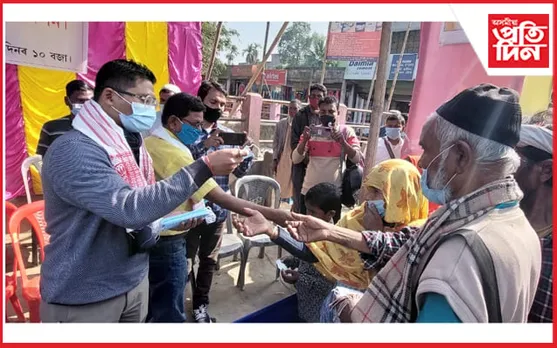 গৰৈমাৰীত জি. কে. এছ প্ৰেছ ক্লাবৰ কোৰোনা সজাগতা অভিযান…