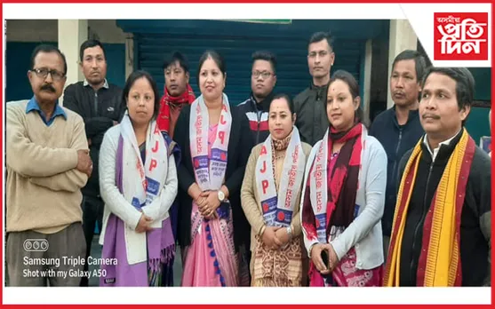 নামৰূপত বিৰোধীক লগত লৈ পৌৰ সভা নিৰ্বাচনৰ ৰণ ডংকা বজালে অসম জাতীয় পৰিষদে