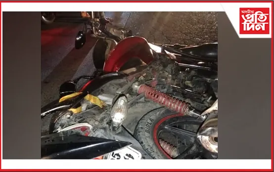 ঘৰলৈ উভতাৰ পথত তীব্ৰবেগী ডাম্পাৰে মহতিয়াই নিলে ২ বাইক আৰোহীক…