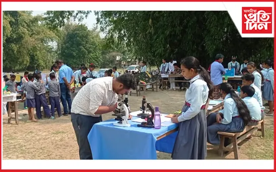 বিজ্ঞান মনস্কতাৰ লক্ষৰে ব্ৰহ্মপুত্ৰ জাতীয় বিদ্যালয়ত বিজ্ঞান আৰু আৰু শিশু চিত্ৰ প্ৰদৰ্শনী…