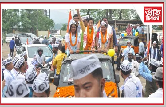 পৌৰ নিৰ্বাচনৰ প্ৰচাৰৰ সমদলত স্তব্ধ মহানগৰী, বিকল্পৰ আশাত সদস্য নোহোৱাকৈ ওলাই আহিল বহু লোক