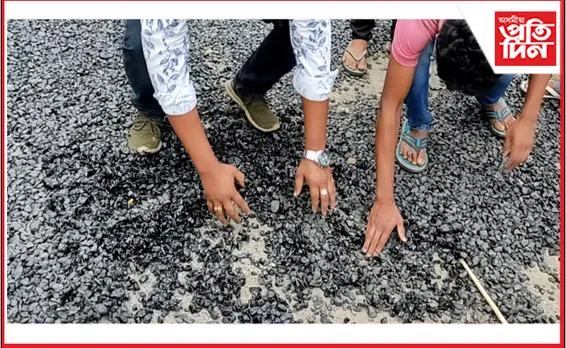 ঐতিহাসিক ধোদৰ আলিৰ নিৰ্মাণৰ নামত লুণ্ঠন
