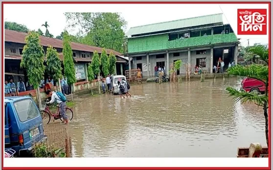 কৃত্ৰিম বানত ডুবিছে ঢকুৱাখনাবাসী